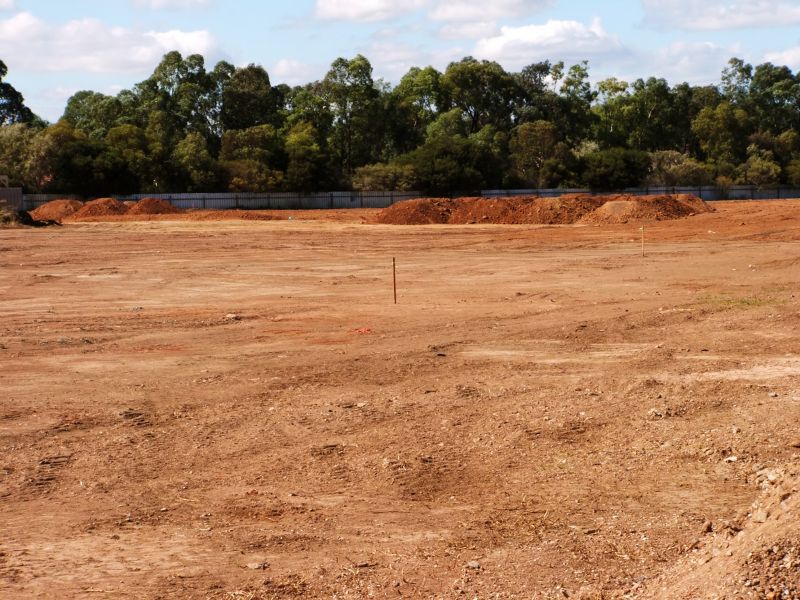 Completed Regrading Work