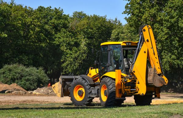 Bulldozer Land Grading